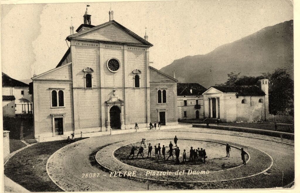 Cartolina Storica Feltre - Duomo Feltre