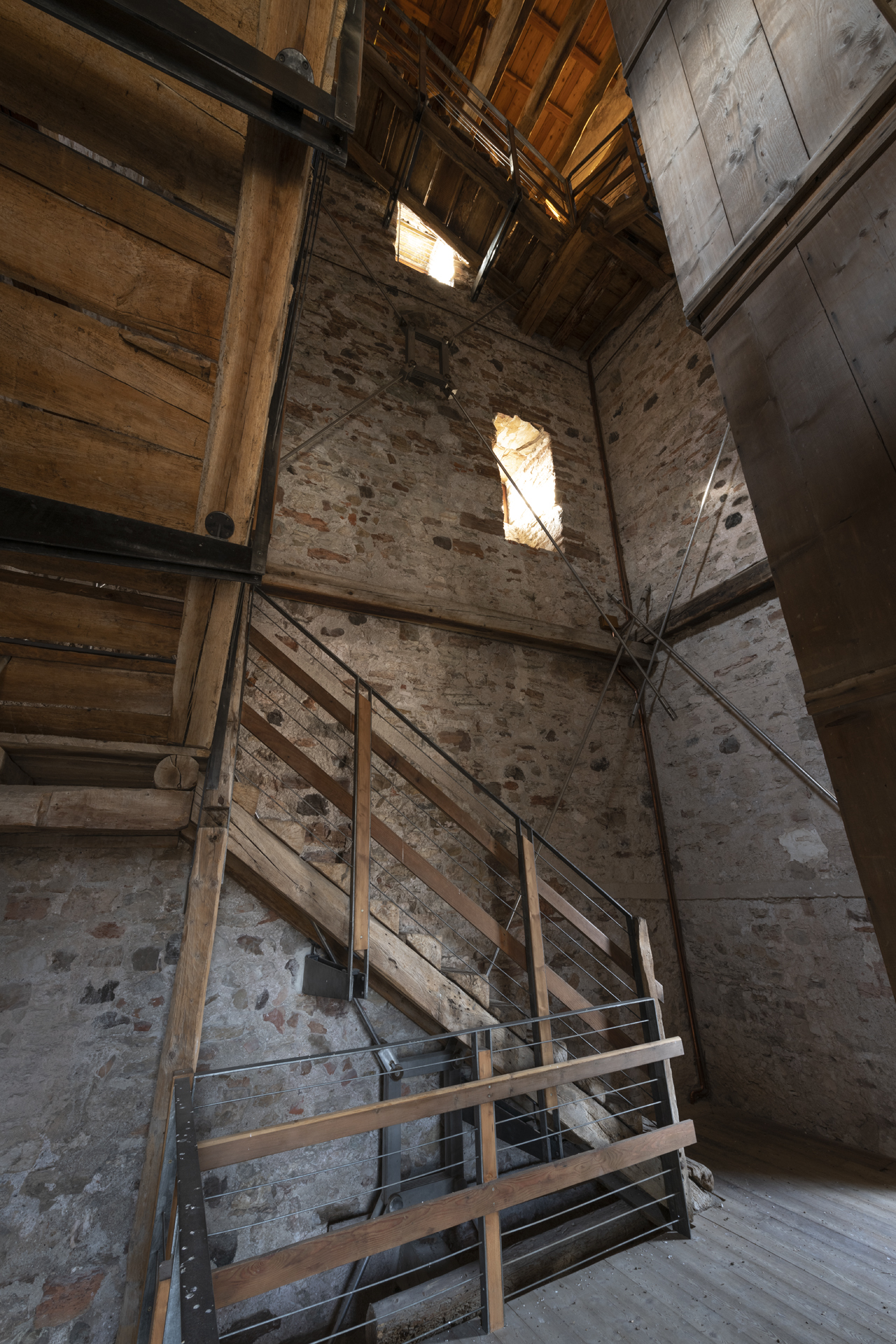 Feltre - interno della Torre del Campanon