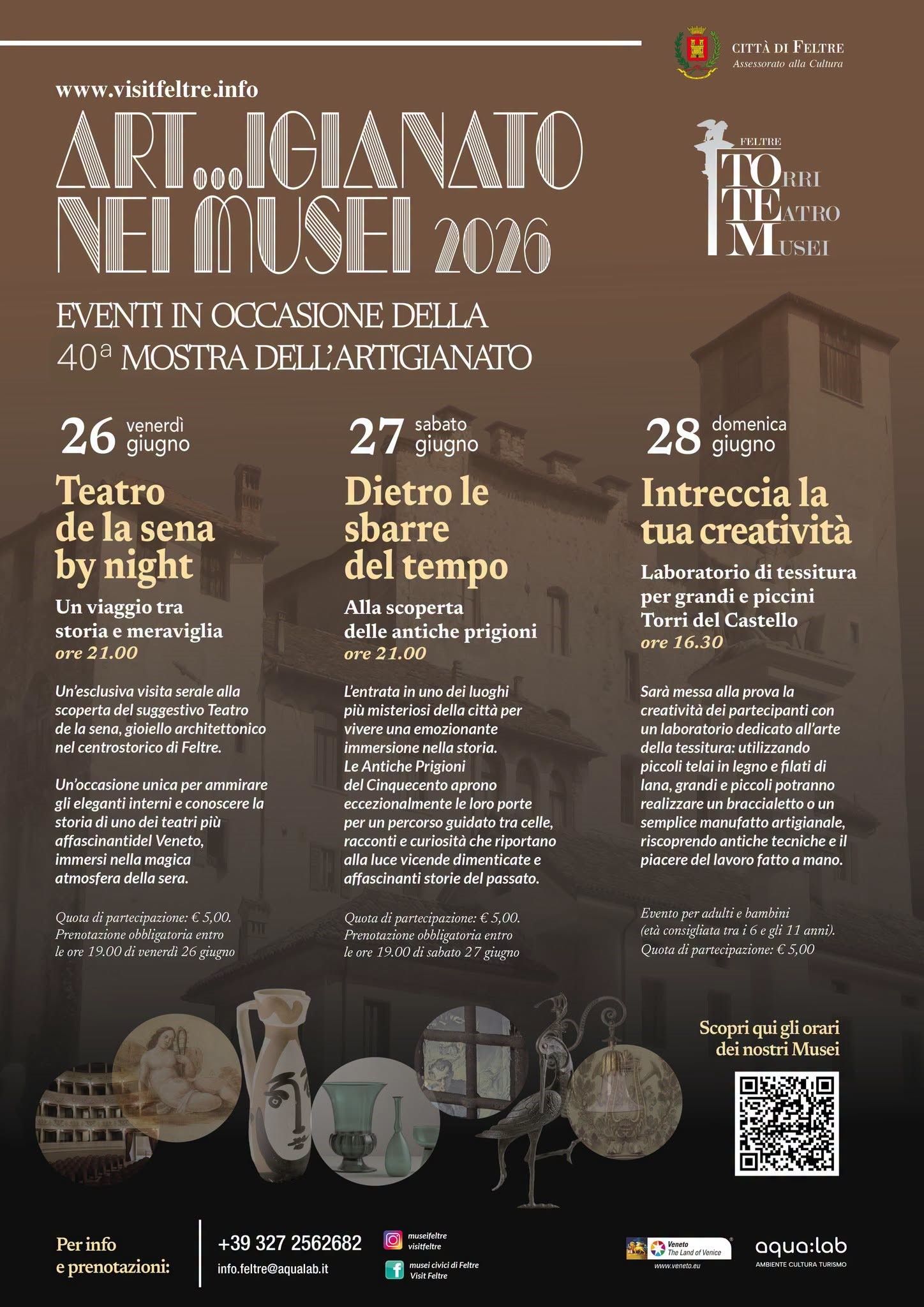 Art igianato nei musei 2026