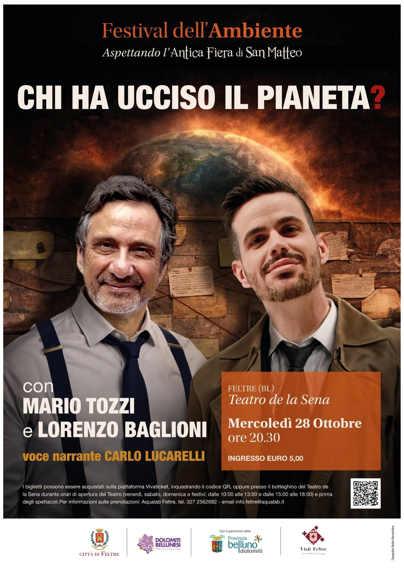 Locandina Festival Ambiente - Evento 28/10/2026 - Chi Ha Ucciso Il Pianeta